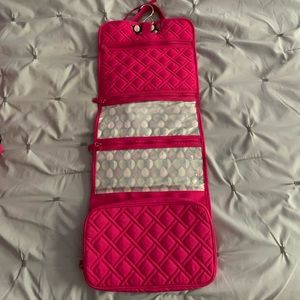 Vera Bradley Hanging Travel Organizer in fuchsia